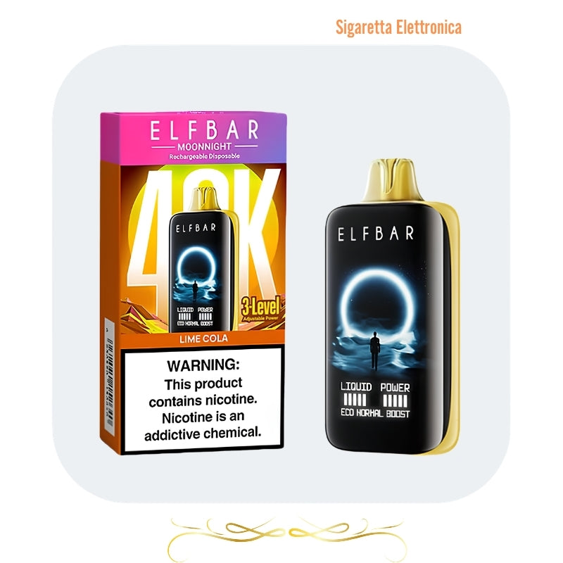 Elf Bar Moon Night 40000 40K Puffs - Sigaretta Elettronica-Usa e Getta