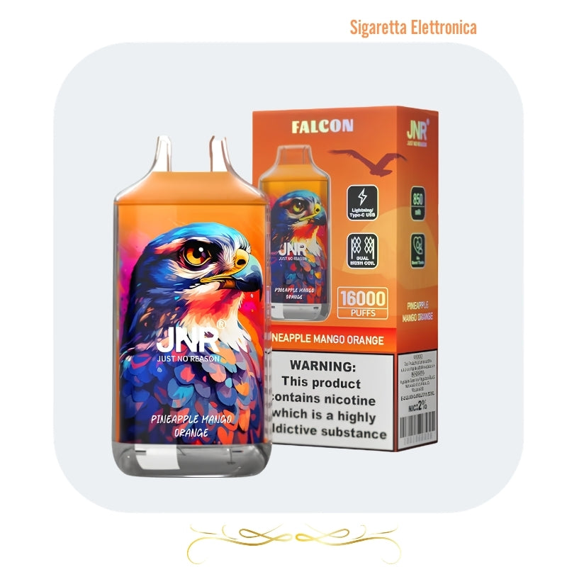JNR Falcon 16000 16K Puffs - Sigaretta Elettronica-Usa e Getta