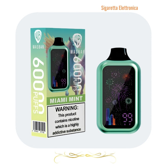 Wasbar 60000 60K Puffs - Sigaretta Elettronica-Usa e Getta